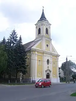 katolický kostel v Tápióbicske