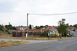 příjezd do Těšetic ze severu