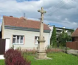 Těšov (Uherský Brod), kříž U Dráhy.jpg
