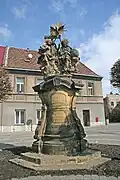 Socha Nejsvětější Trojice na náměstí