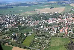 Letecký pohled od jihu
