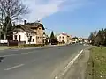 Plzeňská ulice v jižní části