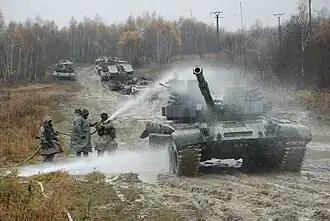 Dekontaminace tanku