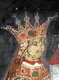 Votivní zobrazení Štěpána, 1503, klášter Dobrovăț
