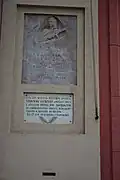 Pamětní deska přepadu, na škole ve Staré Turé