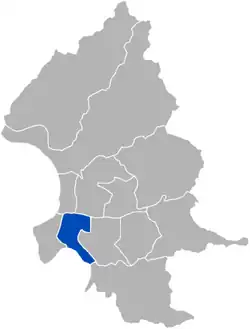 Čung-čeng na mapě