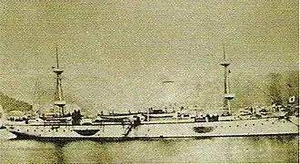 Takao v Jokosuce před zařazením do služby (říjen, či listopad 1889)