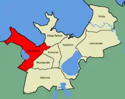 Haabersti na mapě