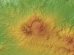 Reliéfní mapa.