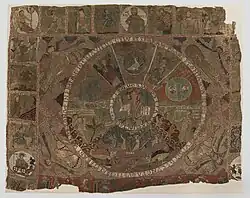 Tapiserie „Stvoření světa“ z 11. -12. století ( katedrála v Gironě 2012)
