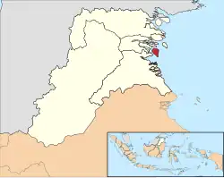 Tarakan na mapě
