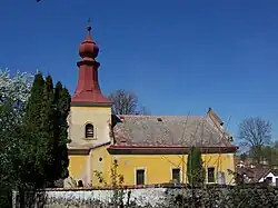 Kostel svatého Jana Křtitele (založený asi ve druhé. polovině 14. století)
