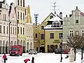 Rozhledna z telčského náměstí