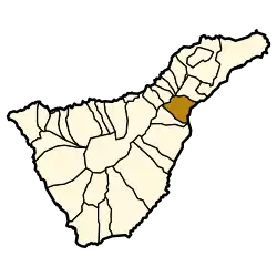 Candelaria na mapě