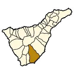 Granadilla de Abona na mapě