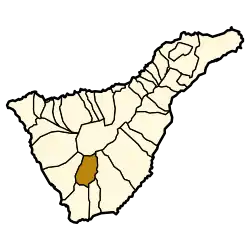 Vilaflor na mapě