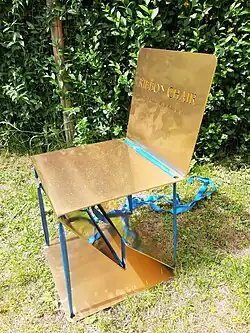FLOATING TENSEGRITY CHAIR by Manfred Kielnhofer, ARTPARK 2020
