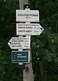 Rozcestník Kudlichův pomník