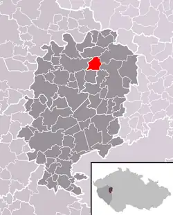 Terešov na mapě