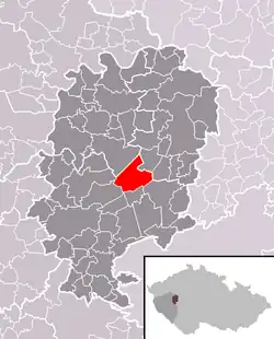 Těškov na mapě