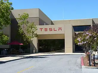 sídlo automobilové společnosti Tesla Motors