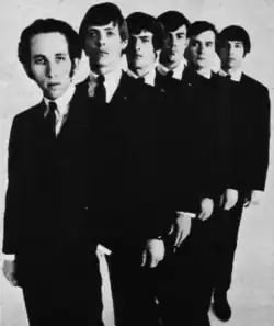 The Association roku 1966, zleva: Jules Alexander, Russ Giguere, Jim Yester, Ted Bluechel Jr., Brian Cole, Terry Kirkman