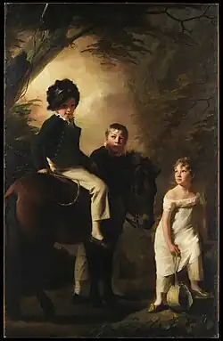 Drummondovy děti, asi 1808, 239,4 × 153 cm, Metropolitní muzeum umění, New York