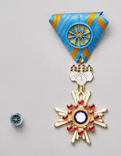 Řád se zlatými paprsky s rozetou, vzor po roce 2003