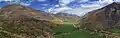 Posvátné údolí Inků, vpravo Urubamba