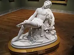 Spící faun