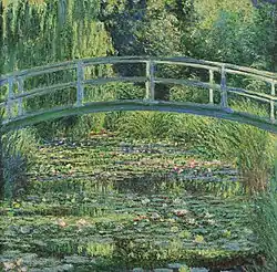 Lekníny a japonský můstek, 1897–1899, Princeton University Art Museum