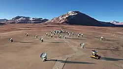 Systém radioteleskopů ALMA – hlavních přístrojů observatoře Chajnantor