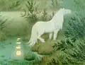 Nøkken som hvit hest, 1909