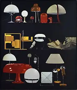 Zátiší s lampami, 1987