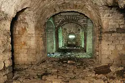 Pevnost Fort du Salbert se světelnými efekty