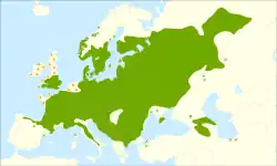 Areál rozšíření