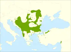 Areál rozšíření