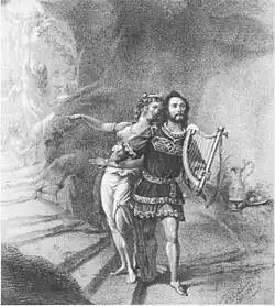 Světová premiéra 19. října 1845. Josef Tichatschek jako Tannhäuser a Wilhelmine Schröder-Devrient jako Venuše