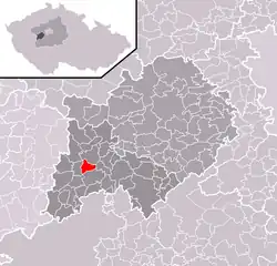 Tlustice na mapě