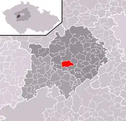 Tmaň na mapě