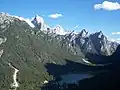 Pohled na jezero shora