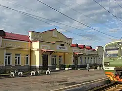 Togučinská nádražní budova