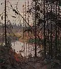Severní řeka – 1914 (olej na plátně)