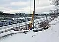 Práce na severní části úseku v prosinci 2012