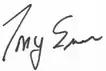 Tony Evers, podpis