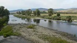 Dolní tok Topolnici v Hornothrácké nížině