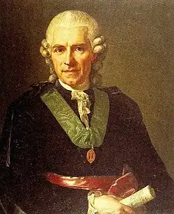 Torbern Bergman s insignií řádu