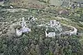 Letecký záběr na hrad