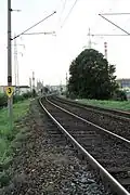 Trať nádraží Židenice – Brno hlavní nádraží, pohled do centra města