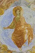 Marie a Ježíš, detail